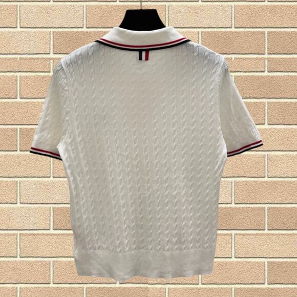 Women's Thom Browne Twist Print Short Sleeve - Picture 2 of 3